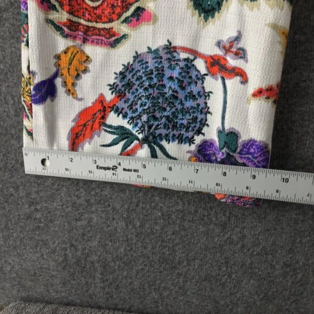 J.‎ Crew Re-Imagined Anderson Floral Textured Cropped Pants Sz 8